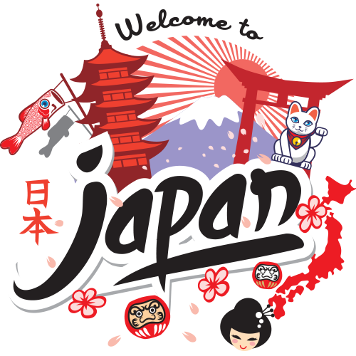 Japan culture illustration