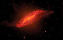 Centaurus A galaxy in Infrared