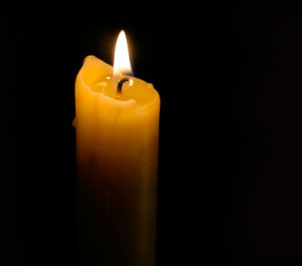 Candle flame photo