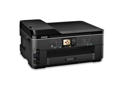 Epson WorkForce WF 7510 All-in-One Printer right angle closed