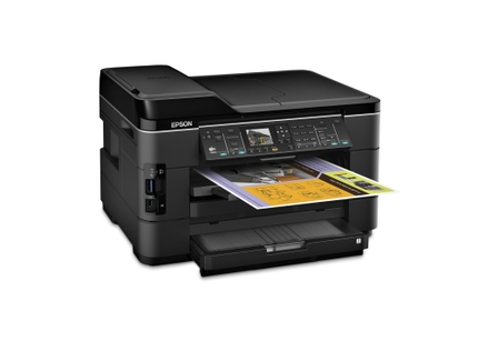 Epson WorkForce WF-7520 All-in-One Printer right angle