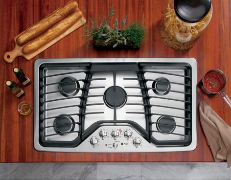 GE Profile™ gas cooktop (model PGP976SETSS)