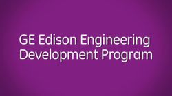 GE Edison Engineering Development Program