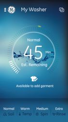 GE Laundry app—washer