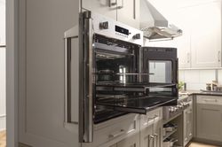 GE Monogram® French door wall oven (model ZET1FHSS)