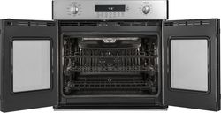 GE Monogram® French door wall oven (model ZET1FHSS)