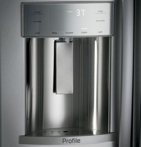 GE Profile™ Series Built-In, Side-By-Side Refrigerator with Dispenser (PSB42YSKSS)