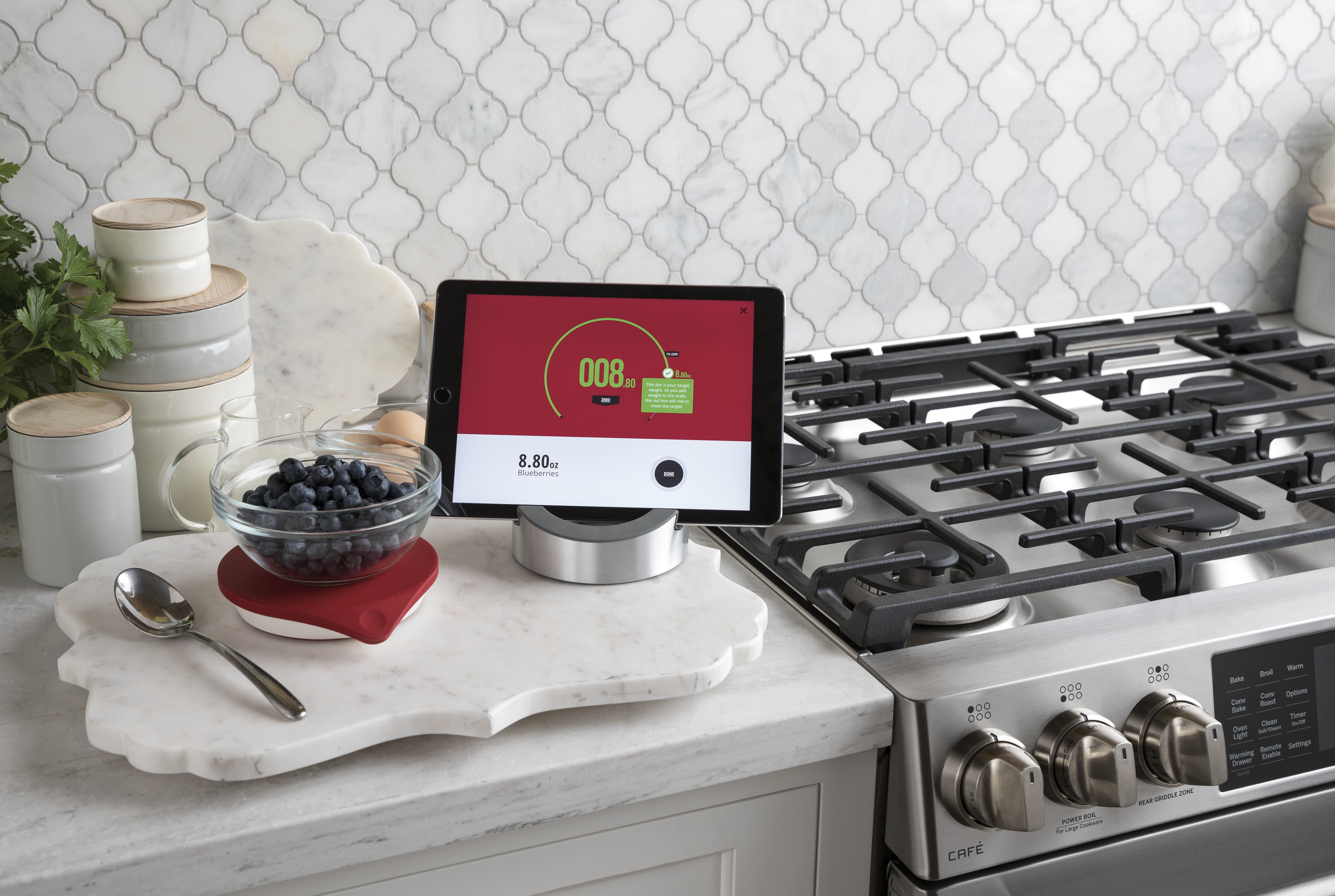 GE CAFE 30" Slide In Range with Wi fi connect CGS750P4MW2 ABC Warehouse