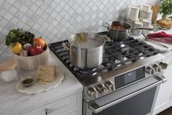 GE Café™ Gas Front Control Slide-in Range