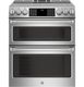 GE Café™ Electric Double Oven Front Control Slide-in Range