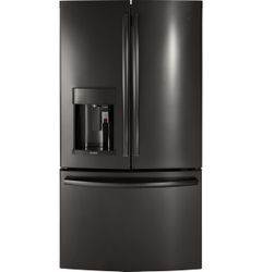Black Stainless GE Profile Refrigerator (Model PFE28PBLTS)