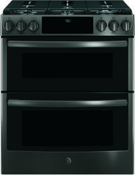 Black Stainless GE Profile Slide-In Range 