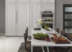 Monogram Columns refrigerator and freezer