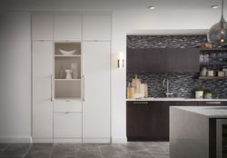 Monogram Columns refrigerator vignette