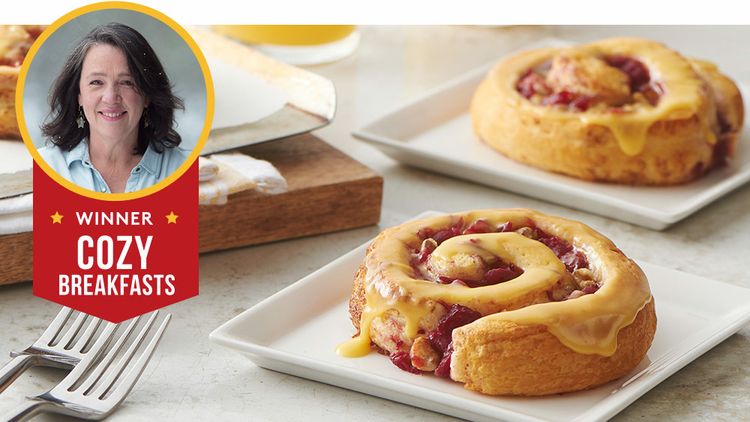 Pillsbury Bake-Off® produced great recipes including the overall winner, Amy Nelson from Zionville, N.C. with her Bejeweled Cranberry-Orange Rolls. Pillsbury Bake-Off® winning recipe: Bejeweled Cranberry-Orange Rolls