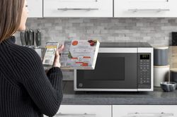 GE Smart Microwave with Scan-to-Cook Technology