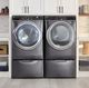 GE UltraFresh Front Load Washer and Dryer in Diamond Gray
