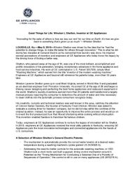 GEA Inventor Winston Shelton Background