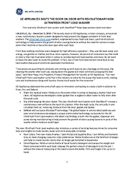 UltraFresh Front Load FINAL Press Release_12.3.19