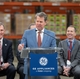 GA Gov Kemp addresses crowd during opening of GEAs Southern Logistics Center