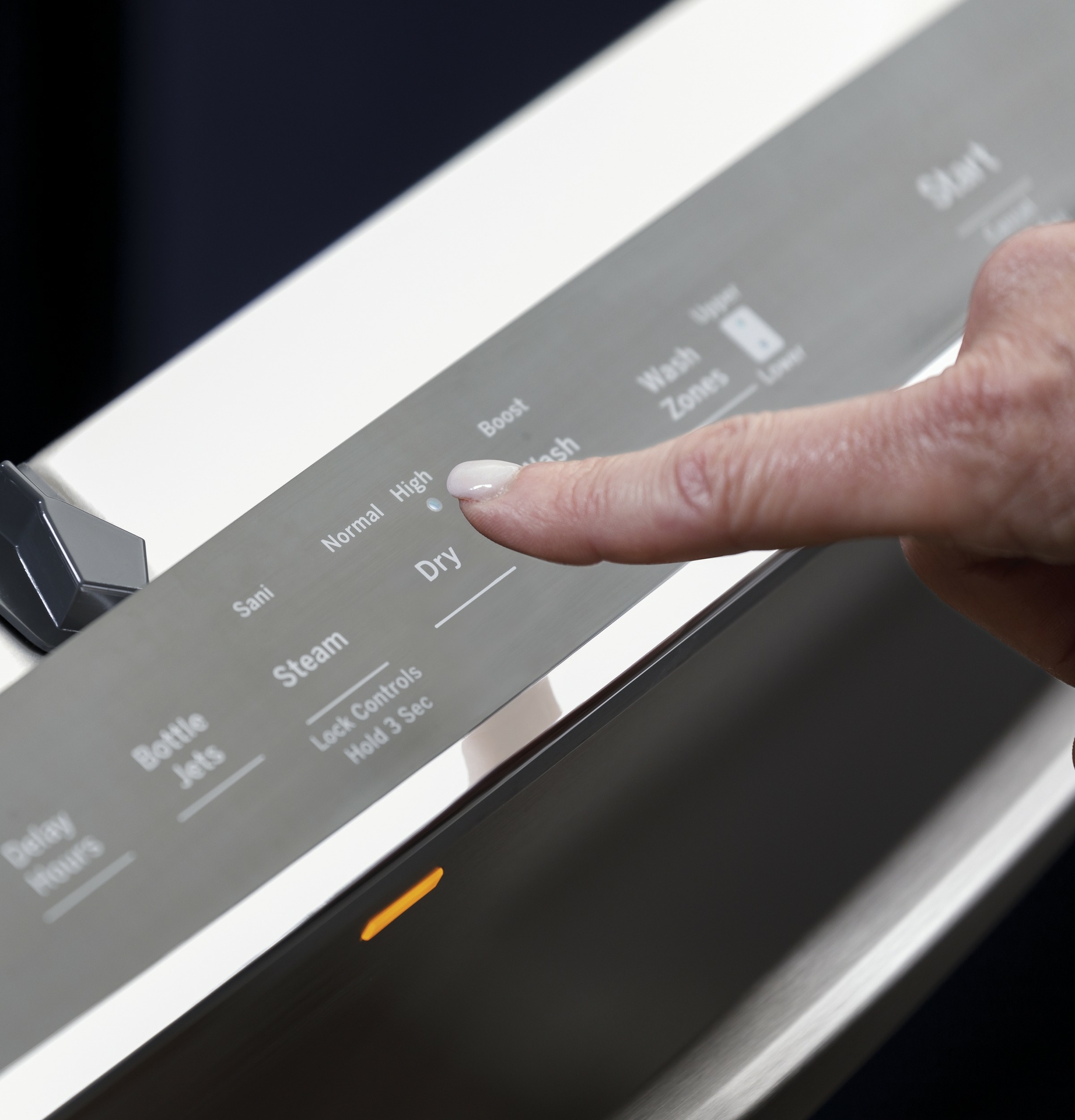 Selecting Sanitize Cycles on GE Appliances' Dishwasher