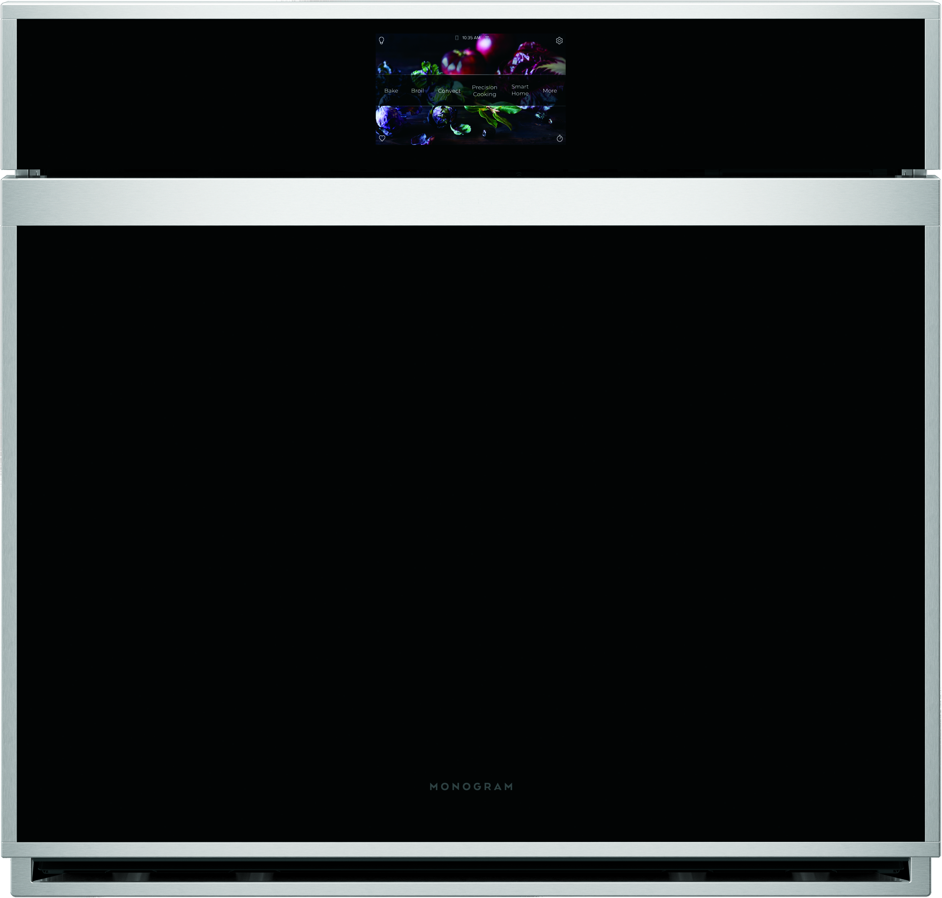 Monogram Minimalist X-Series Wall Oven with voice-to-open technology