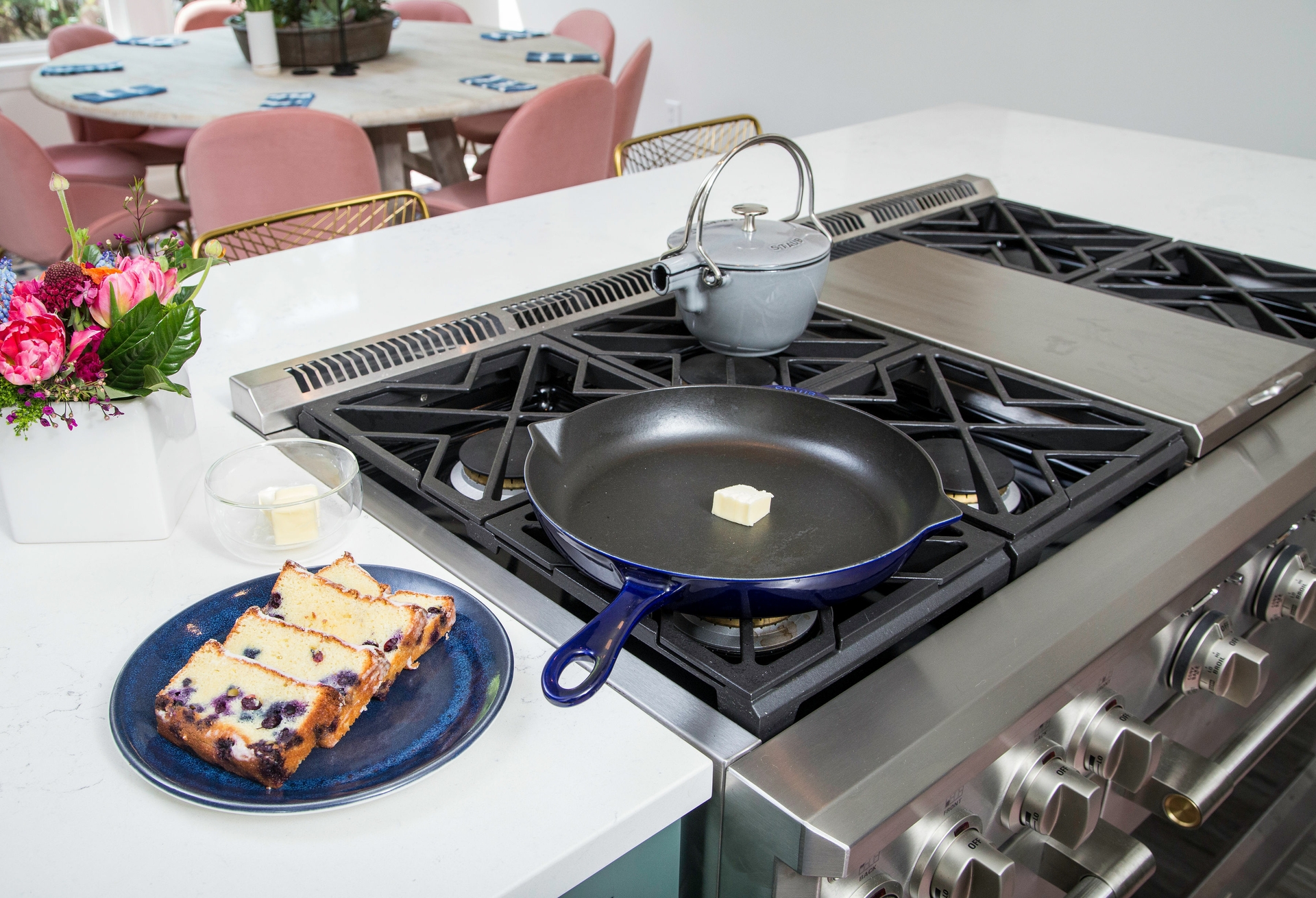 As part of the partnership, Monogram designed the kitchen layout for The LEE Initiative and donated a full suite of its latest professional appliances to be used by the visiting chefs when they are in town for instruction from Chef Edward Lee.