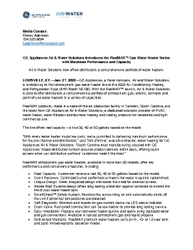 GE Appliances Air u0026 Water Solutions Introduces the RealMAX™ Gas Water Heater  Series with Maximum Performance and Capacity | GE Appliances Pressroom