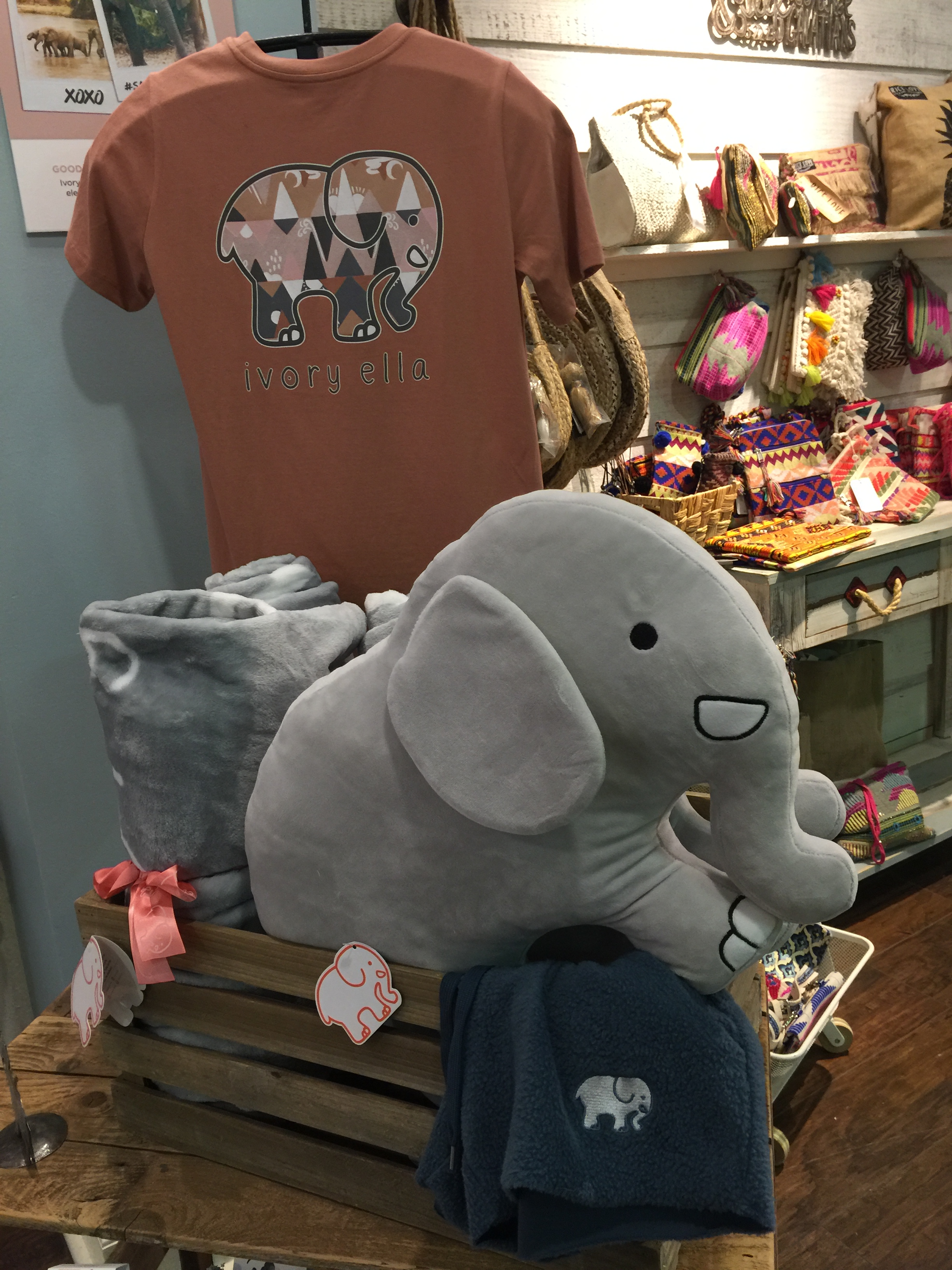 ivory ella plush elephant