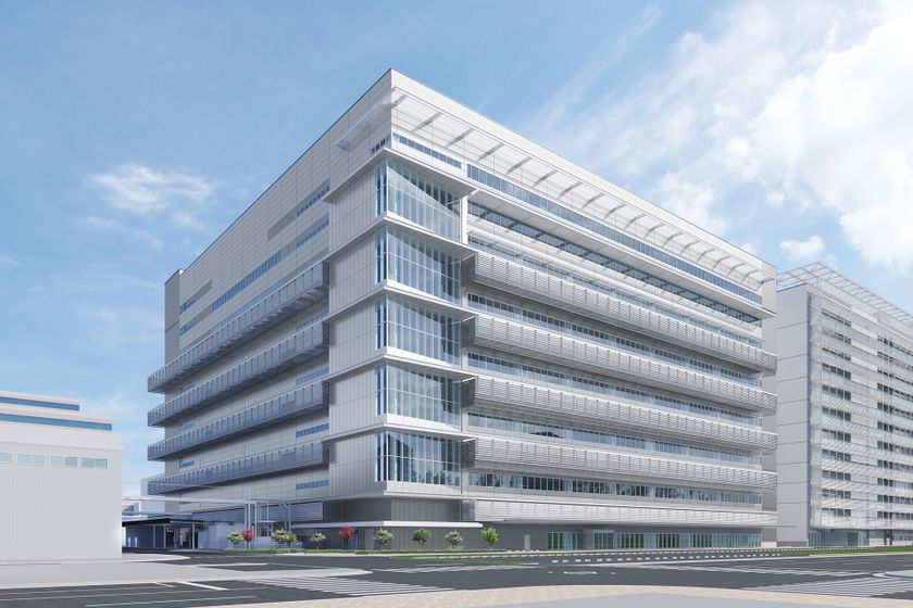 Artist rendering of the FC stack production building within the Honsha Plant premises 20180524_01_01_s