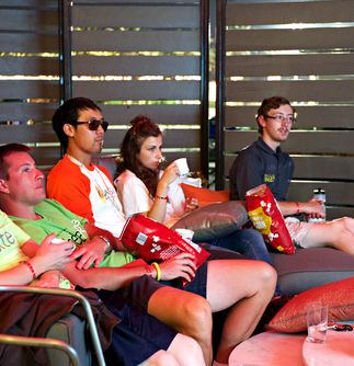 Even Movie Night is a Competition at Solar Decathlon