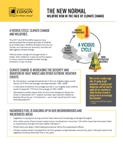 The New Normal: Wildfire Risk in the Face of Climate Change