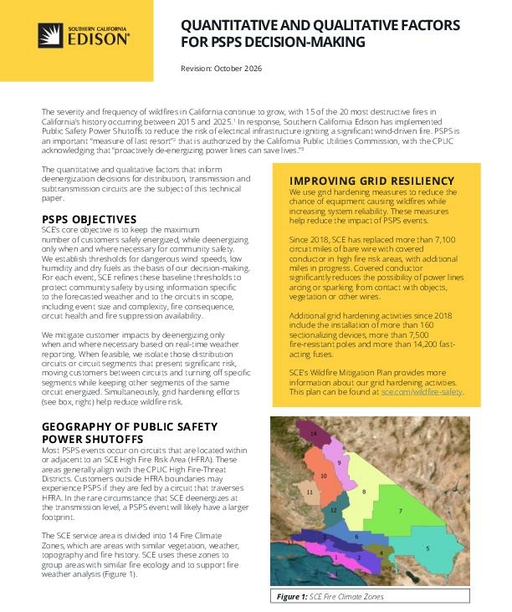 PSPS Decision-Making Technical Paper cover