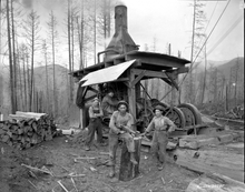 LoggersDonkeyWSHS_1957.64.B2725 LoggersDonkeyWSHS_1957.64.B2725