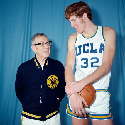 John Wooden with Bill Walton