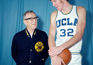 John Wooden with Bill Walton