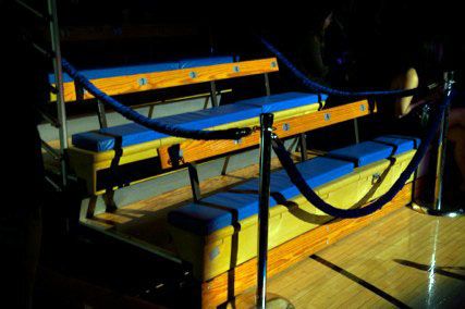 John Wooden's seat in Pauley Pavilion