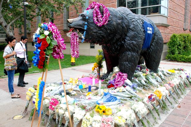John Wooden memorial at The Bruin