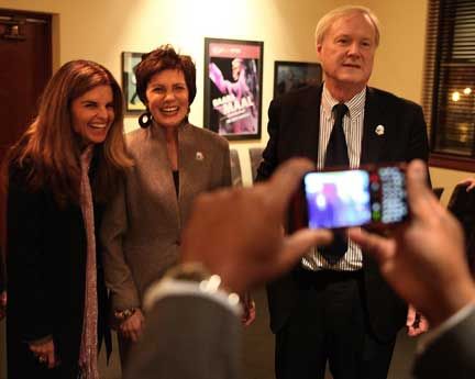 Peace Corps panel backstage