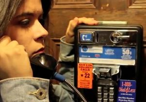 Still from music video 'Payphone'