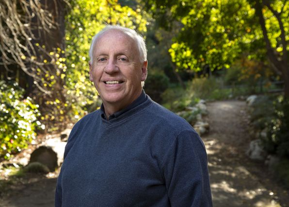 Philip Rundel (in UCLA’s Mildred E. Mathias Botanical Garden)