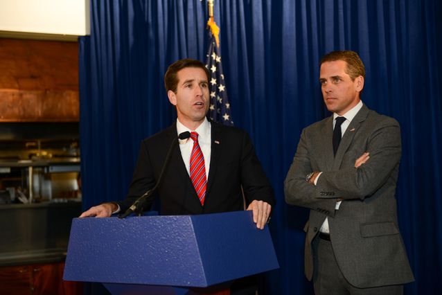 Beau and Hunter Biden
