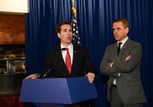 Beau and Hunter Biden