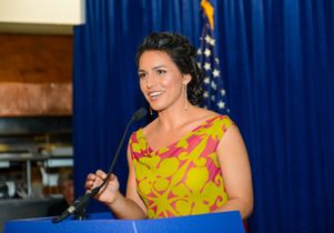 Congresswoman from Hawaii and military veteran Tulsi Gabbard