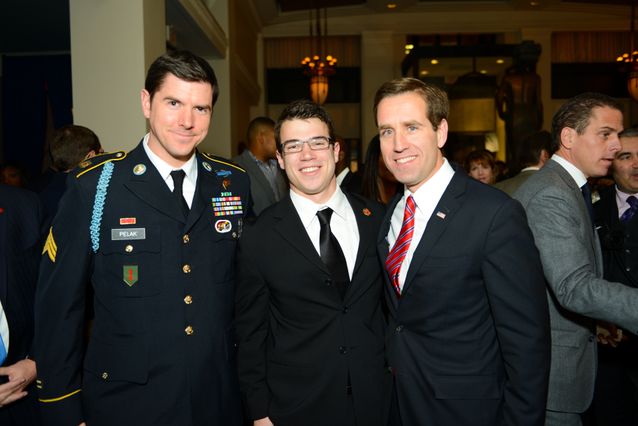 Team Rubicon representatives and Delaware Attorney General Beau Biden