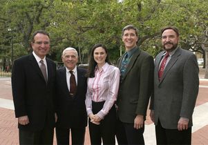 Dr. Leonard Apt and Jules Stein Eye Institute colleagues