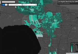 The first highly interactive map of Los Angeles' electricity use