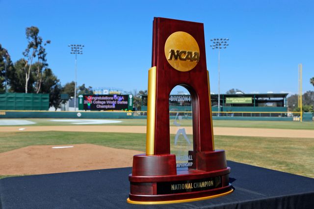 NCAA title trophy
