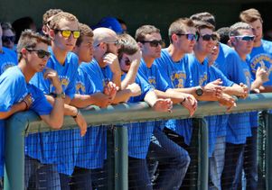 College World Series celebration