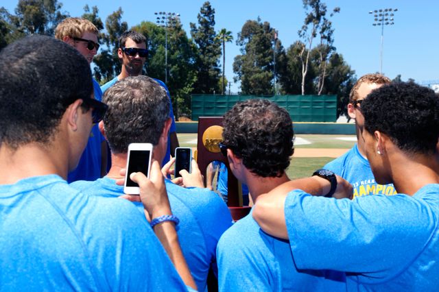 College World Series celebration
